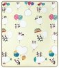 Dwustronna mata piankowa XXL - 180 x 150 x 2 cm najgrubsza - rulon (las i pandy)